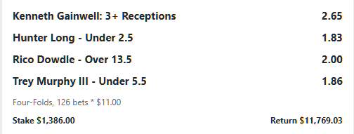 NFL winning betslip