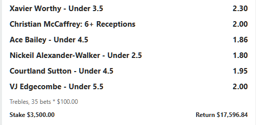 NFL winning betslip